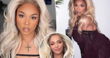 Lizzo channels Beyoncé in new photo shoot as she enters her 'blonde era'