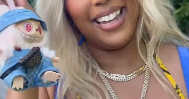 Lizzo was active on Instagram Friday, sharing new bikini-clad content with her 11 million followers