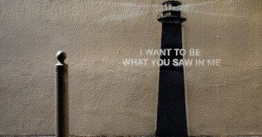This is the latest Banksy work of art, which he shared on his Instagram on Thursday afternoon