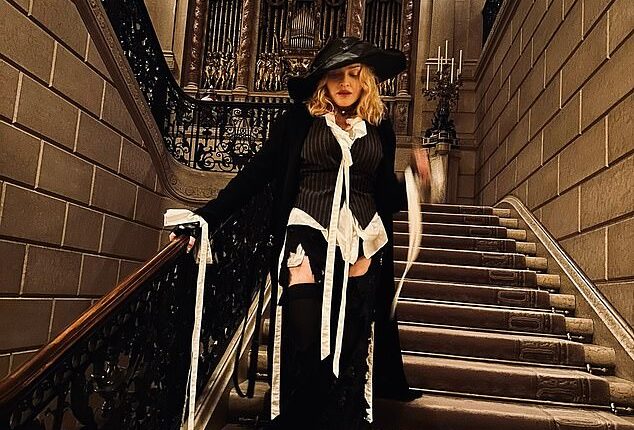 Madonna turned heads on Instagram as she enjoyed a private visit to the Metropolitan Museum of Art in New York City on Wednesday