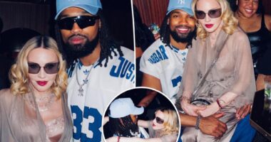 Madonna wears sheer top at boyfriend Akeem Morris' birthday bash