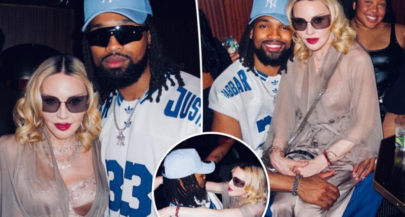 Madonna wears sheer top at boyfriend Akeem Morris' birthday bash