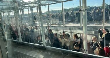 An IT meltdown has caused a number of flights to be cancelled or delayed at a major UK airport this morning