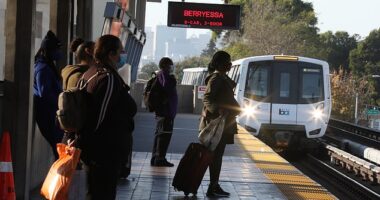 A major California city has been forced into a standstill after the BART train system was suspended Friday due to a network failure