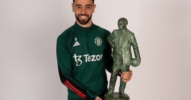 Bruno Fernandes is likely to win the Sir Matt Busby Player of the Year award for a second year