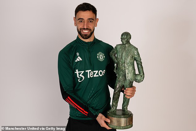 Bruno Fernandes is likely to win the Sir Matt Busby Player of the Year award for a second year