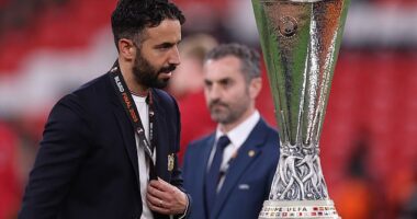 Man United are standing by Ruben Amorim after losing the Europa League final to Tottenham