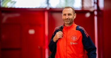 Swedish coach Andreas Georgson has left his role as an assistant at Manchester United