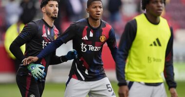 Manchester United handed Chido Obi his first start for the club against Brentford