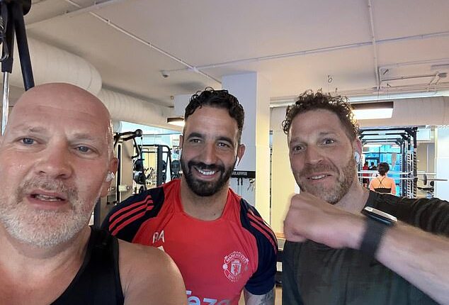 Ruben Amorim has been spotted with fans in a Bilbao gym ahead of the Europa League final