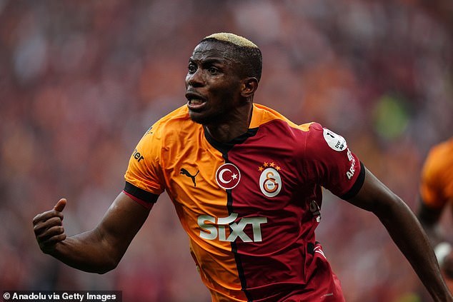 'Man United transfer chief flies to Italy for talks with Napoli' over mega striker swap deal involving Victor Osimhen and Rasmus Hojlund... but Red Devils are told to also stump up big fee