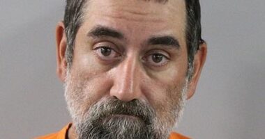 Timothy Schulz, 42, charged at two sheriff's deputies with gardening shears, diving into the patrol car and trying to access a gun in the moments before he was shot