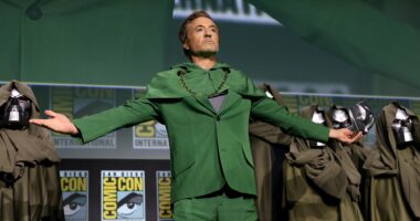 Robert Downey Jr as Doctor Doom at Marvel Panel