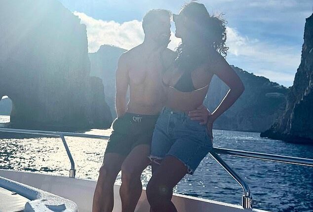 Maya Jama looked loved-up with her boyfriend Ruben Dias as she gave an insight into their romantic trip to Italy