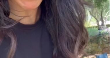 Meghan Markle has shared behind-the-scenes footage from the photoshoot for her podcast while praising the latest episode 'as sucha good one'