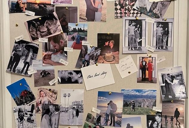 Meghan has posted intimate family photos of the Sussex family as she celebrates her seventh wedding anniversary