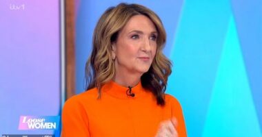 My abusive dad strangled me and dragged me out of bed in the night to attack me - we'd scatter in terror when he walked through the door, reveals Victoria Derbyshire in tear-jerking Loose Women interview