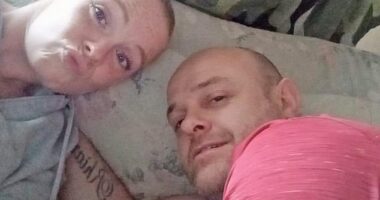 Lucy Buxton, 35, from Derby, is terrified  Kevin Jones will seek revenge and hurt her and their children