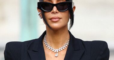 Lawyers for the seven men and one woman found guilty of targeting the 44-year-old reality TV star (pictured) confirmed on Saturday that all remained free