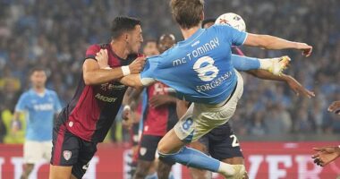 Scott McTominay's bicycle kick set Napoli on their way to the Serie A title