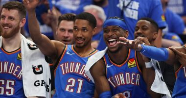 Shai Gilgeous-Alexander led his team with 34 points in the series-clinching Game 5 win