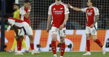 Declan Rice and Co found themselves up against a more clinical opponent in PSG