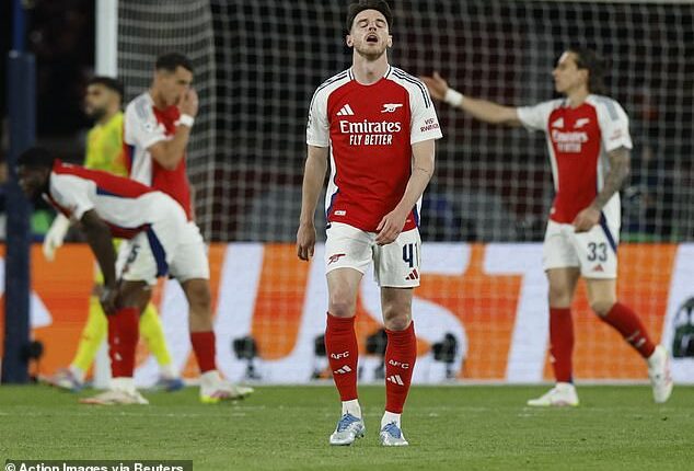 Declan Rice and Co found themselves up against a more clinical opponent in PSG