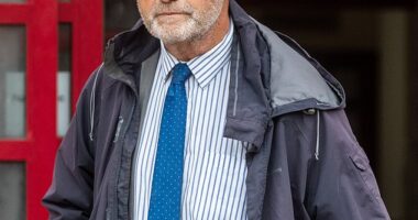 It is alleged ex PC Ian Hopkinson, 63, pictured, committed the crimes between 1992 and 1995