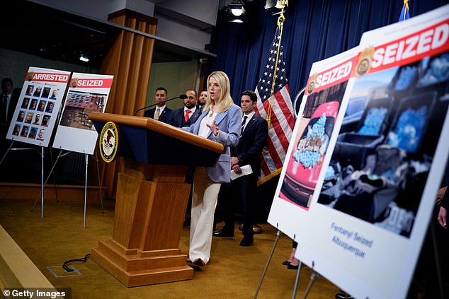 Attorney General Pam Bondi announced on May 6, 2025 the largest-ever multi-state drug seizure in U.S. history