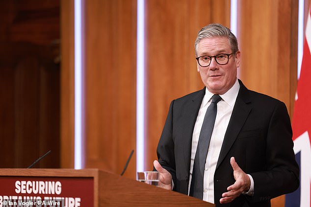 Keir Starmer pledged to end the 'betrayal' of Britain's reliance on cheap foreign labour, hiking skills thresholds and toughening rules on fluency in English