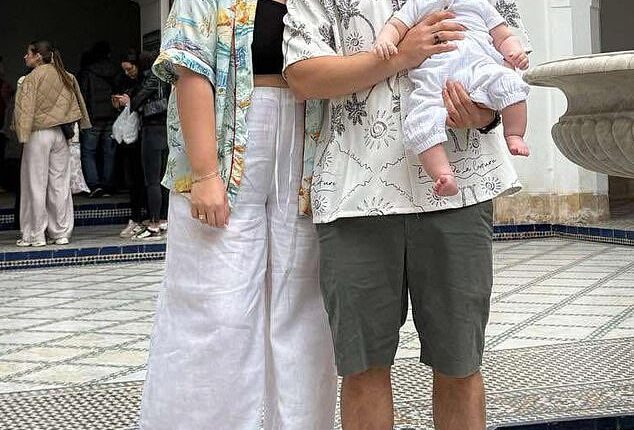 A couple has been brutally slammed online after they chose to take their baby on vacation, but left their toddler at home