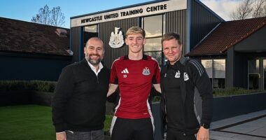 The writing was on the wall for Paul Mitchell (left) days after his arrival at Newcastle United