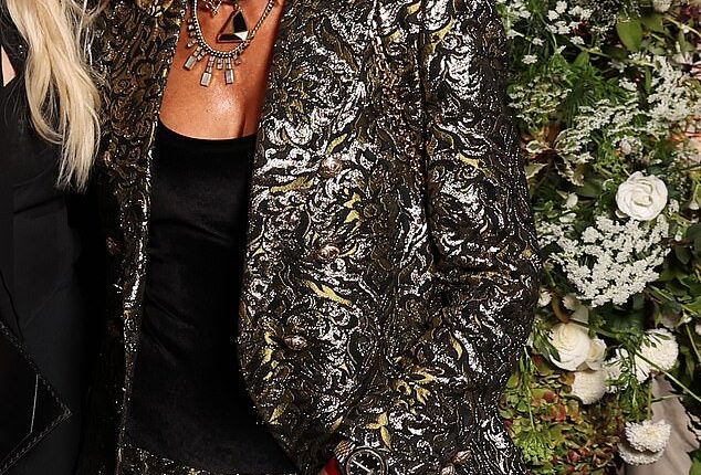 Pip Edwards made a high-fashion style statement on Saturday night as she arrived at the prestigious Silver Party in Sydney, lighting up the room in a jaw-dropping metallic ensemble
