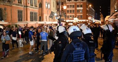 Polish police are reportedly on the hunt for troublemaking Chelsea and Real Betis supporters