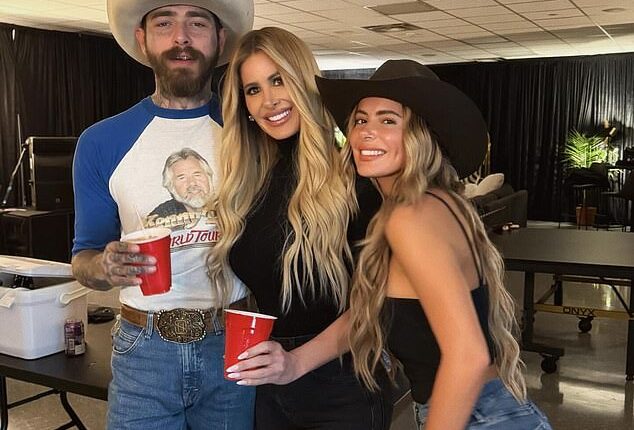 Post Malone has been caught in an embarrassing FaceTune fail with Real Housewives of Atlanta star Kim Zolciak after his facial tattoos were edited off his face