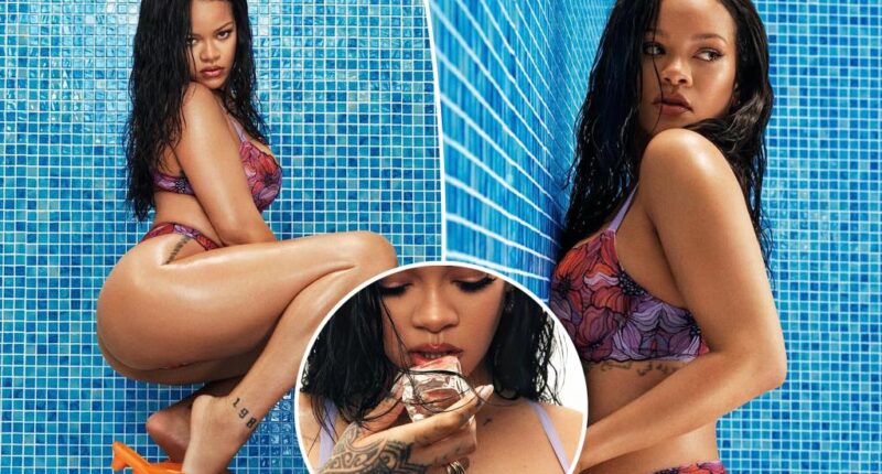 Pregnant Rihanna’s 'playing hide the baby bump' in sultry new Savage X Fenty lingerie campaign