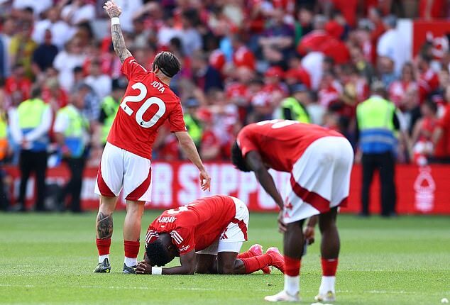 Nottingham Forest striker Taiwo Awoniyi is in an induced coma after undergoing urgent abdominal surgery
