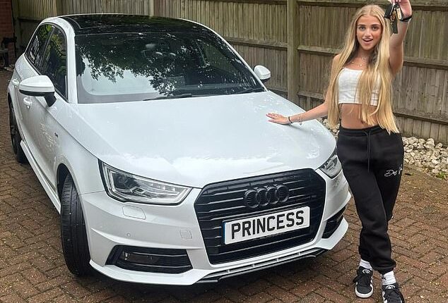 Princess Andre has hit back at fans who have accused her of not buying new £10k car herself