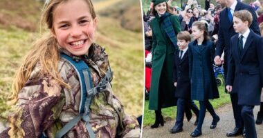 Princess Charlotte looks cute in camo in 10th birthday photo