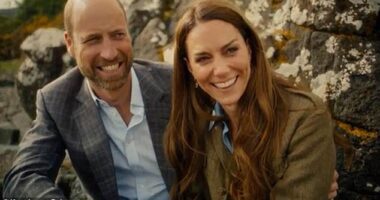 The Prince and Princess of Wales in 'Spring', a three-minute film narrated by Catherine