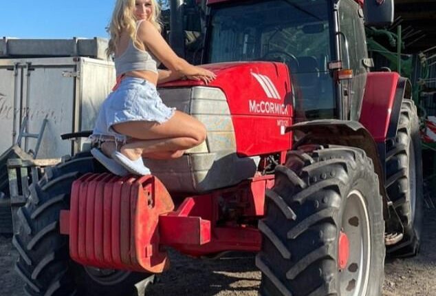 Harriet Cowan (pictured), 24, was this week confirmed as the latest star of the ex-Top Gear host's hit Prime Video series Clarkson's Farm, taking over from popular sidekick Kaleb Cooper who is taking a break from the show