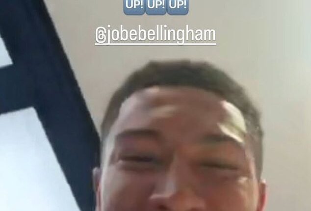 Jude Bellingham was among the first to congratulate his younger brother Jobe on Saturday