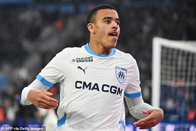 Mason Greenwood has been snubbed by the French player's union for their Player of the Year