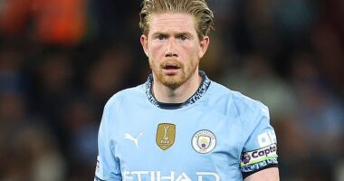 Napoli will reportedly offer De Bruyne a contract worth £10million as they hope to land him
