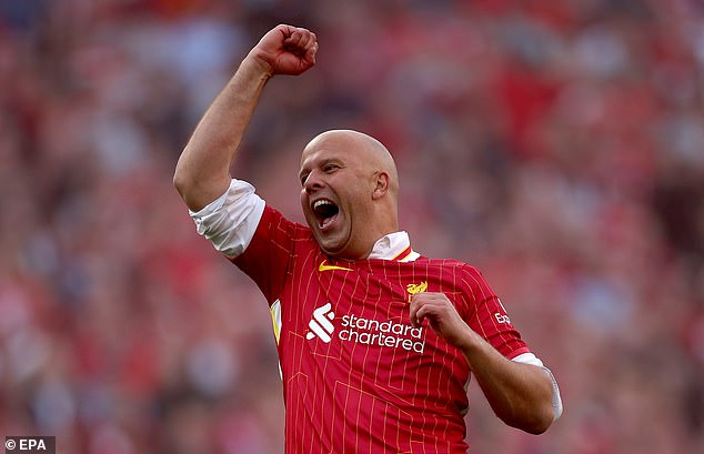 Arne Slot says Jurgen Klopp told him he has gone down in history after winning the league