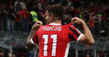 Christian Pulisic wore the name 'Harlow' on the back of his shirt as AC Milan beat Bologna