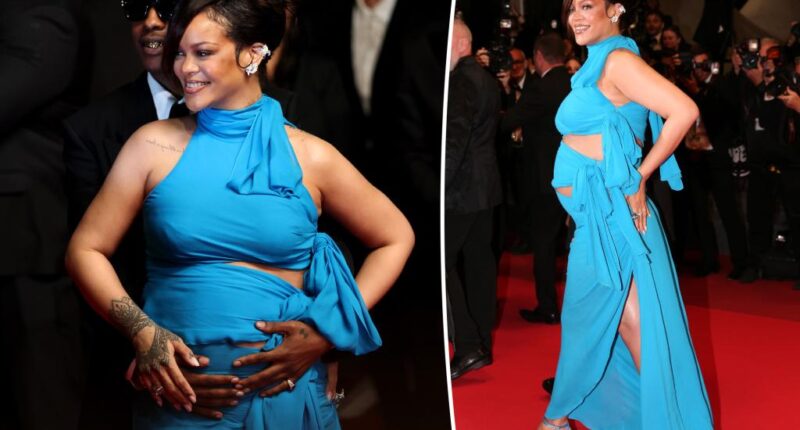 Rihanna is Smurfette at the Cannes Film Festival 2025