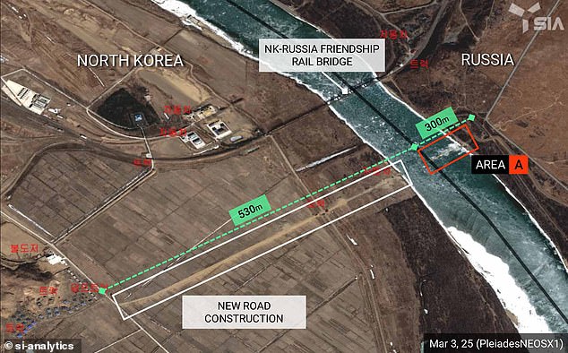 The kilometre-long Tumangang Road bridge is expected to take 18 months to construct and aims to expand cross-border travel of people, tourism and circulation of commodities