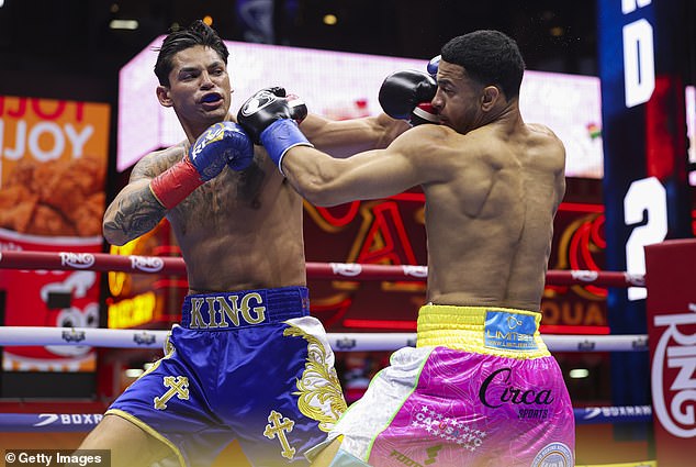Ryan Garcia gets floored in Times Square as he suffers shock defeat by Rolly Romero on return from suspension