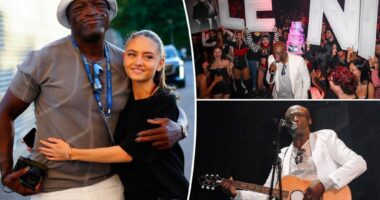 Seal serenades daughter Leni during her 21st birthday party in Miami nightclub